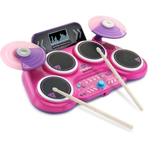 VTech Kidi Star Drum Pad, Black(Pink)