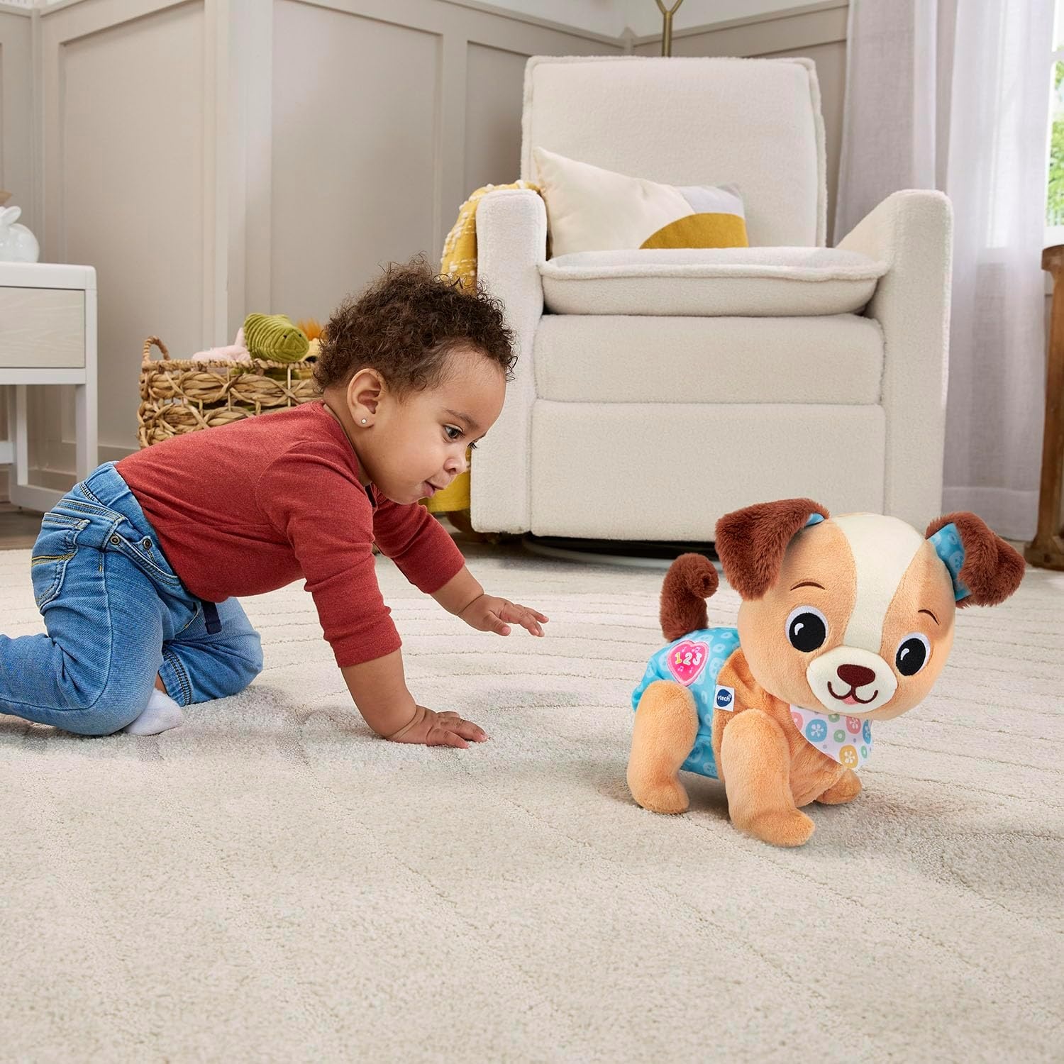 image:imageVTech Baby Explore and Move with Walking Puppy Plush Toy