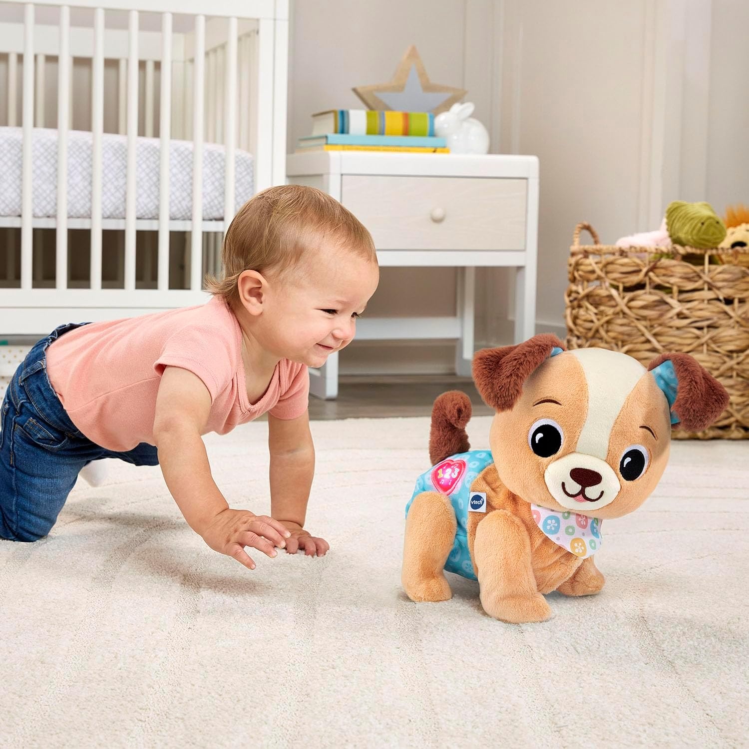 image:imageVTech Baby Explore and Move with Walking Puppy Plush Toy