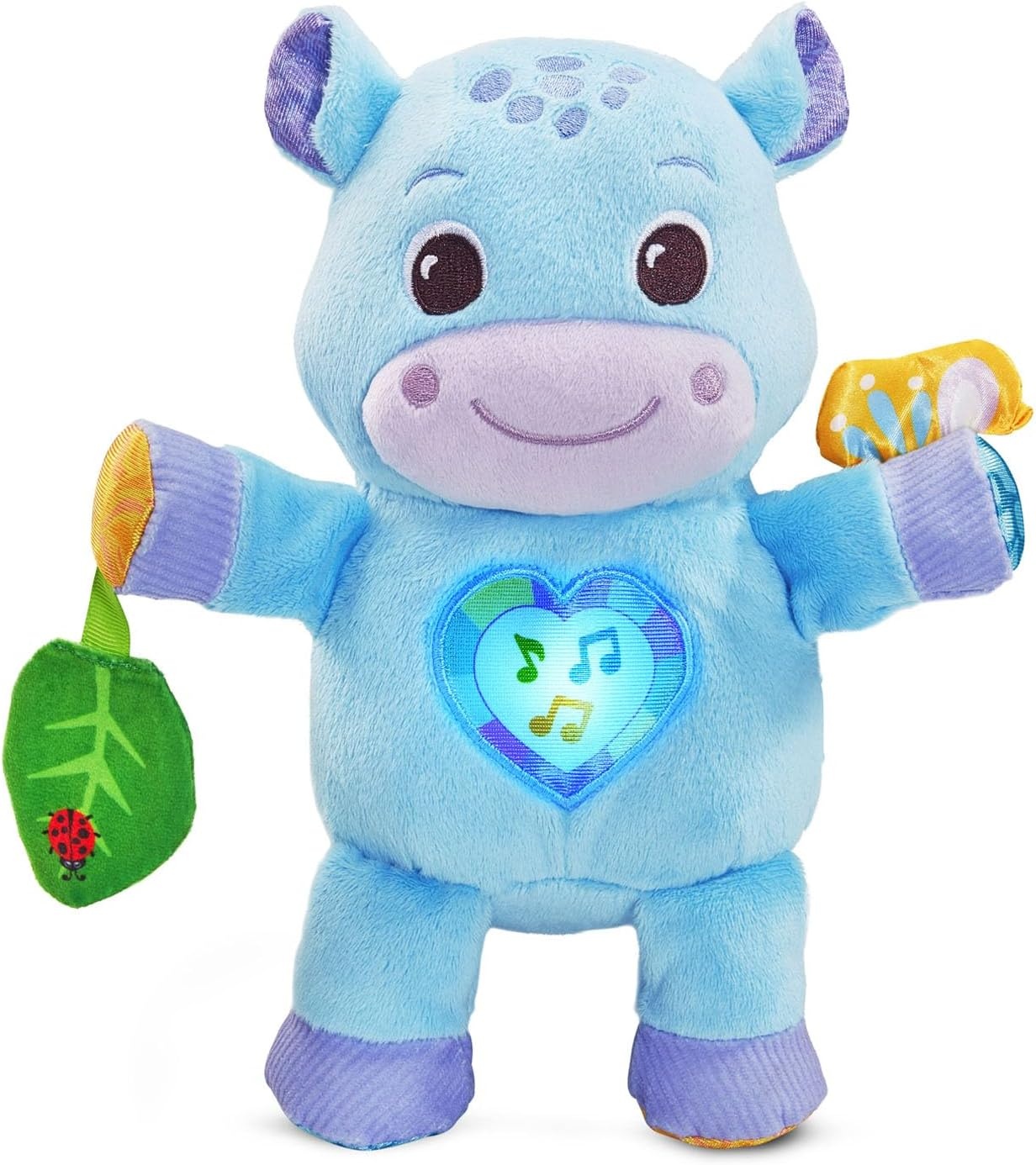 image:imageVTech Baby HugaHippo Musical Plush Toy with Lights and Textures Blue