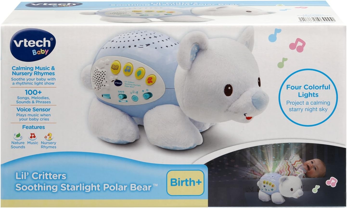 image:imageVTech Baby Lil Critters Soothing Starlight Polar Bear Nursery Projector