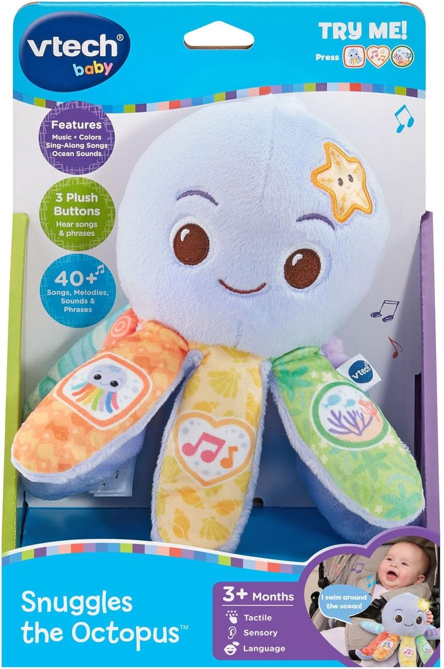 image:imageVTech Baby Snuggles the Octopus Musical Plush Toy