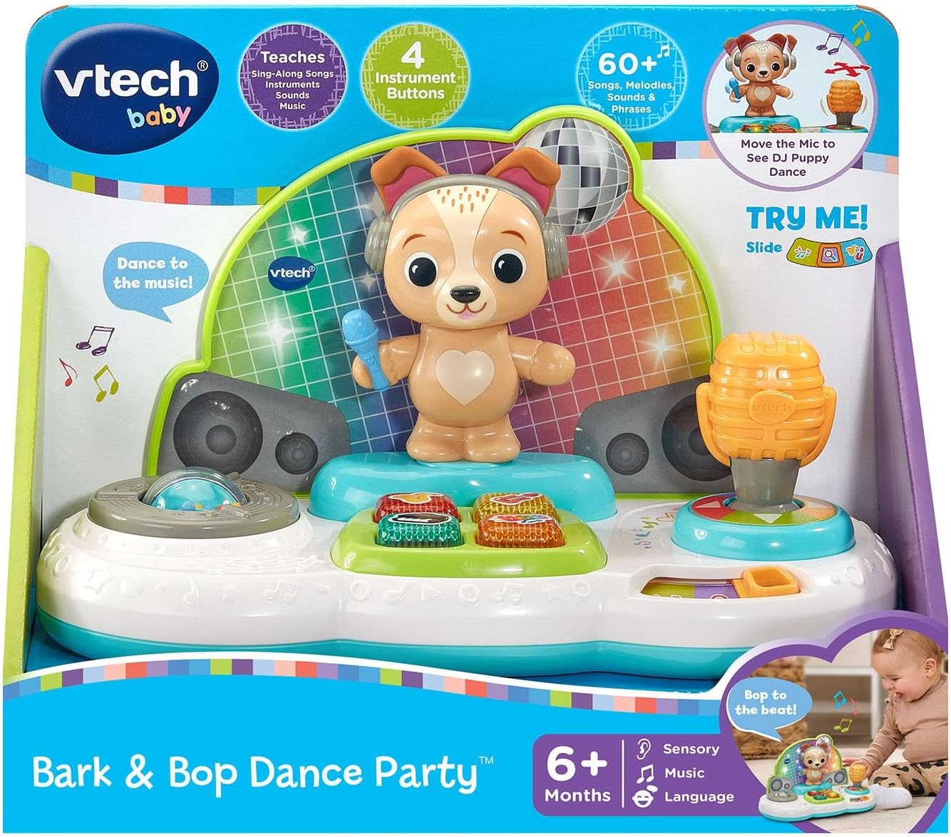 image:imageVTech Bark and Bop Dance Party Musical DJ Puppy Toy
