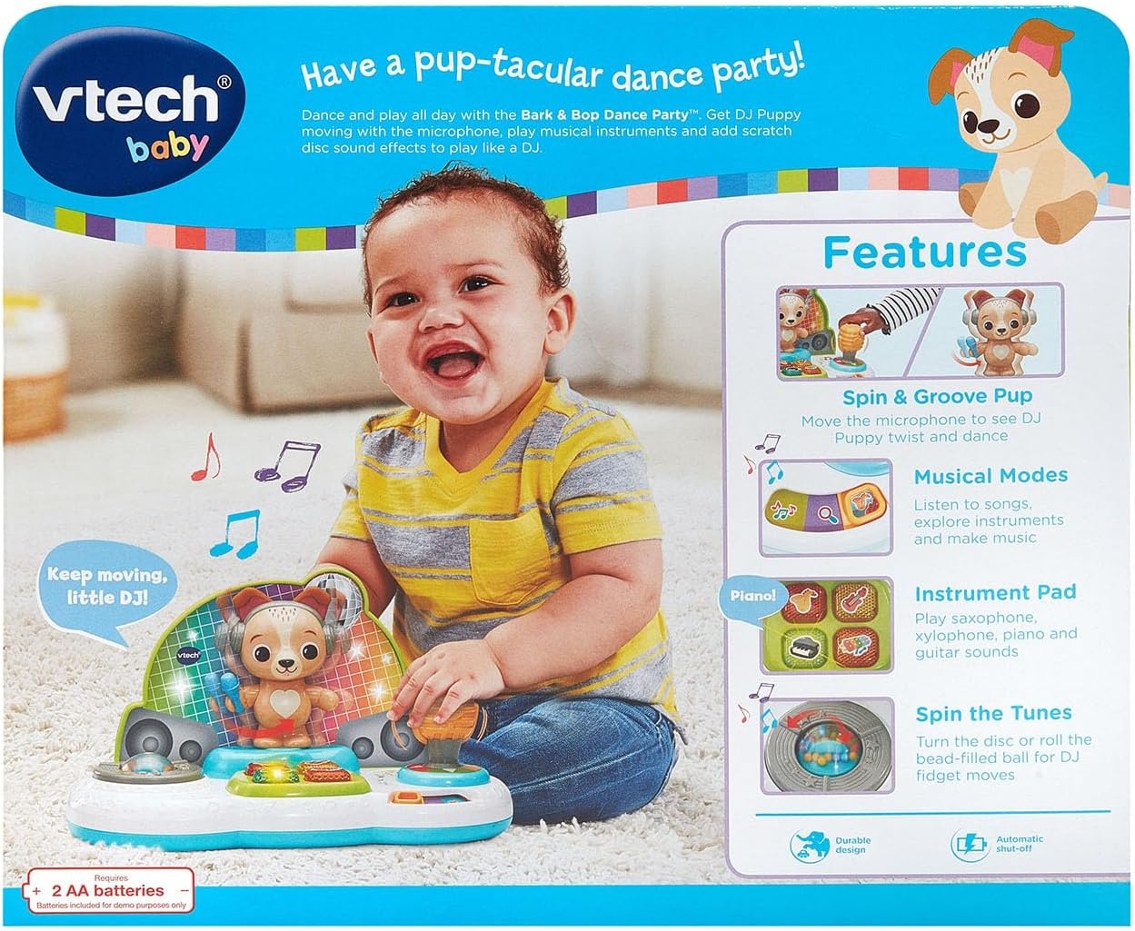 image:imageVTech Bark and Bop Dance Party Musical DJ Puppy Toy
