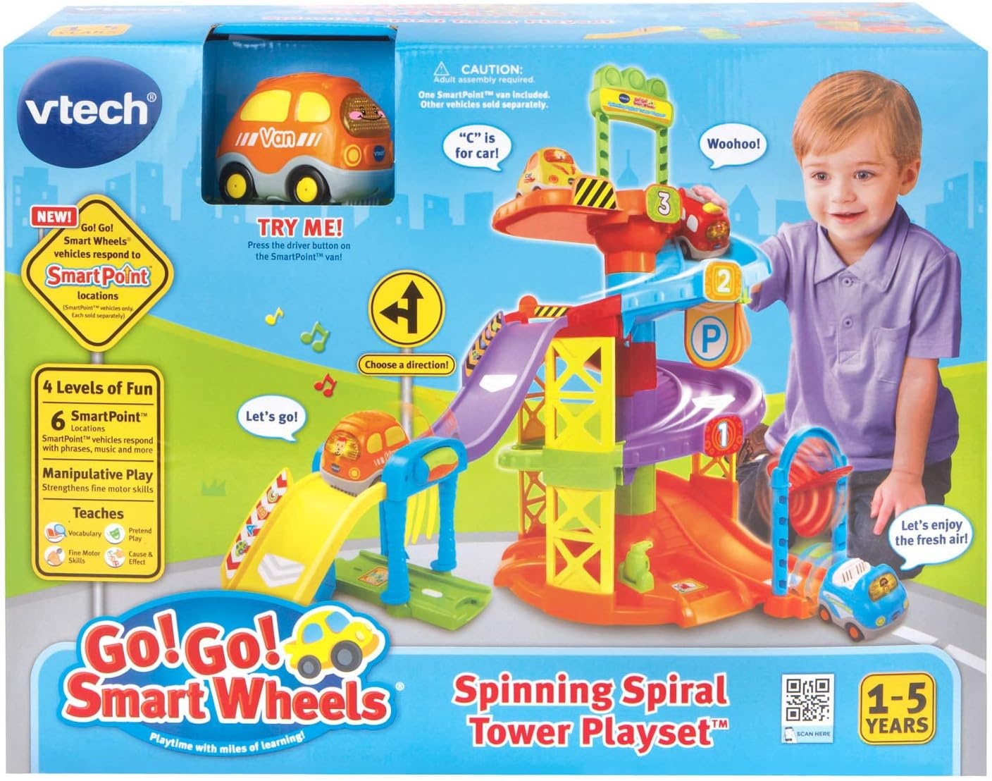 image:imageVTech Go Go Smart Wheels Spinning Spiral Tower Playset Frustration Free PackagingPlayset