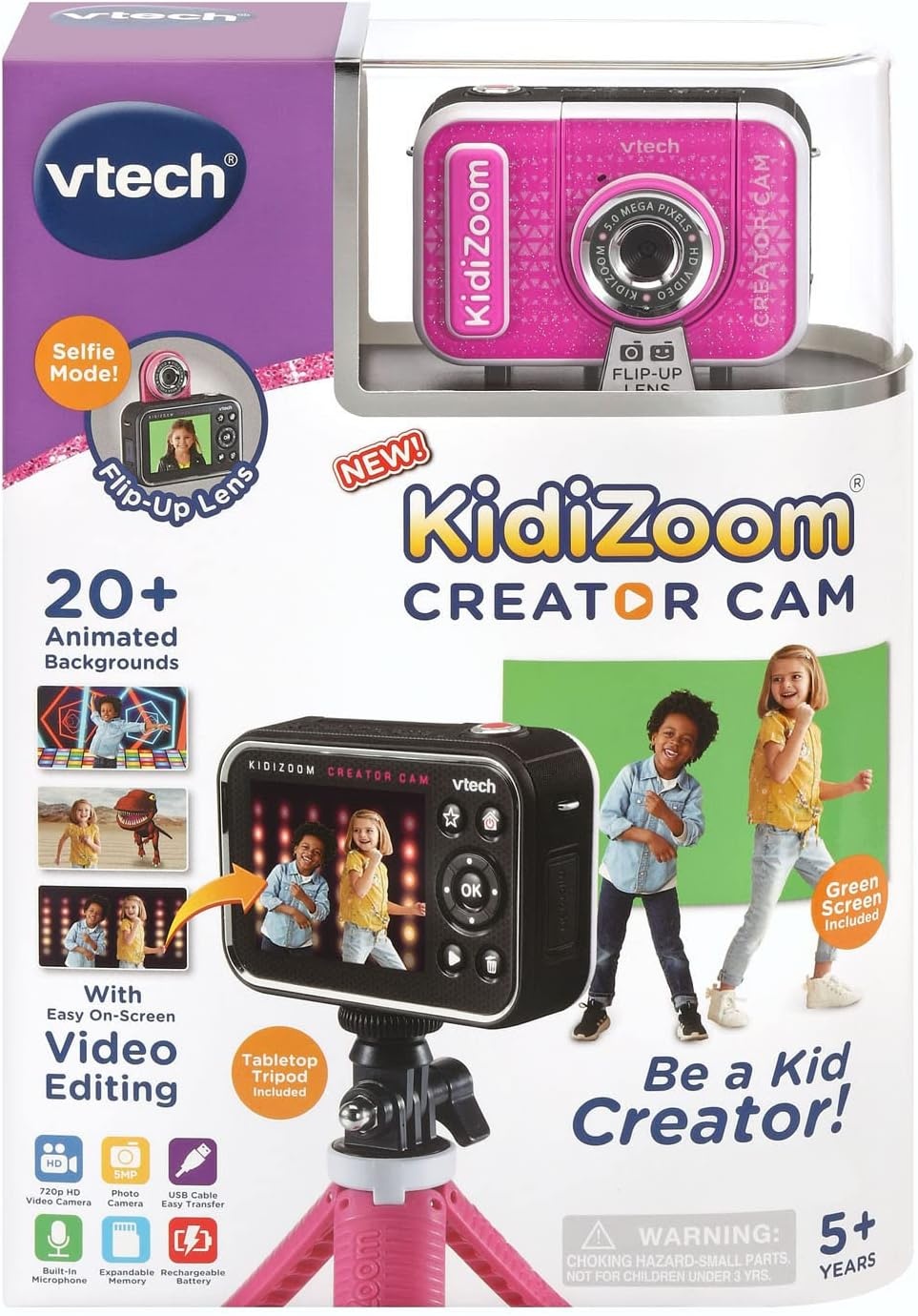 image:imageVTech KidiZoom Creator Cam Glitter PinkPink