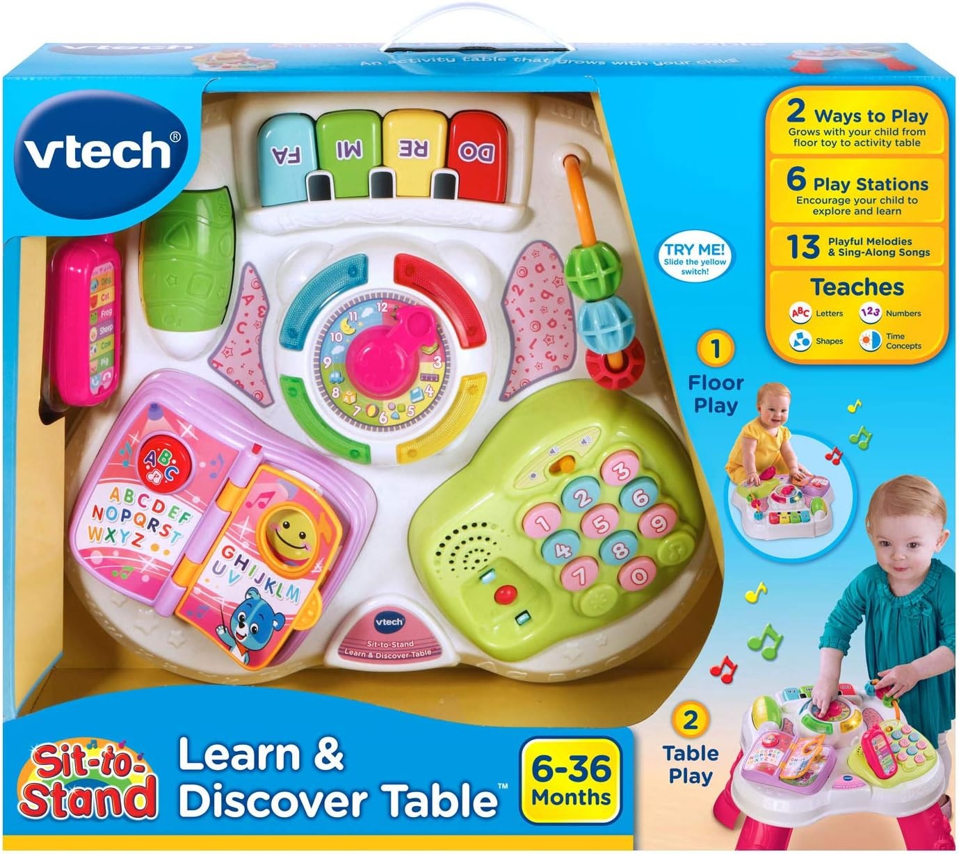 image:imageVTech SittoStand Learn and Discover Table Pink