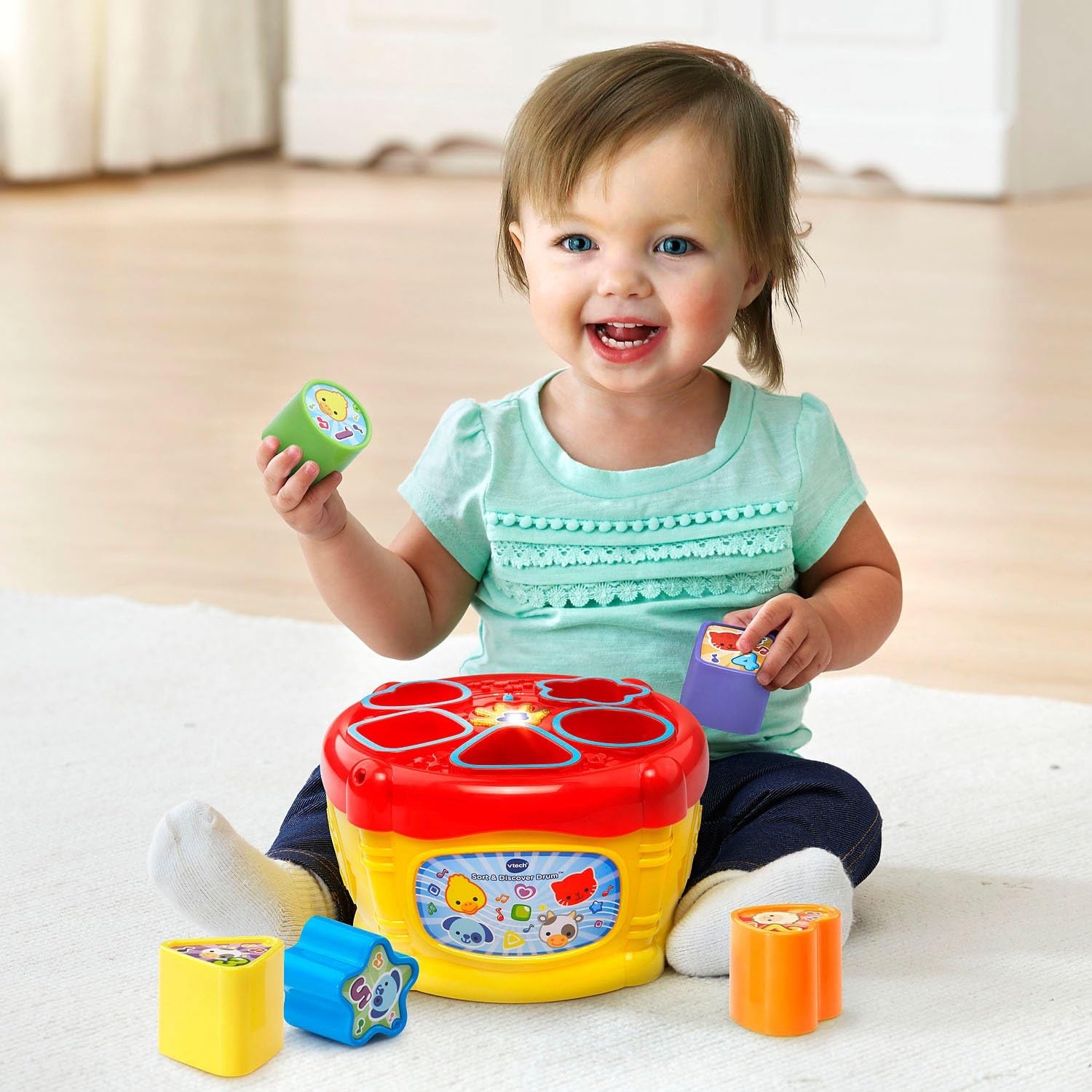 image:imageVTech Sort and Discover Drum Yellow